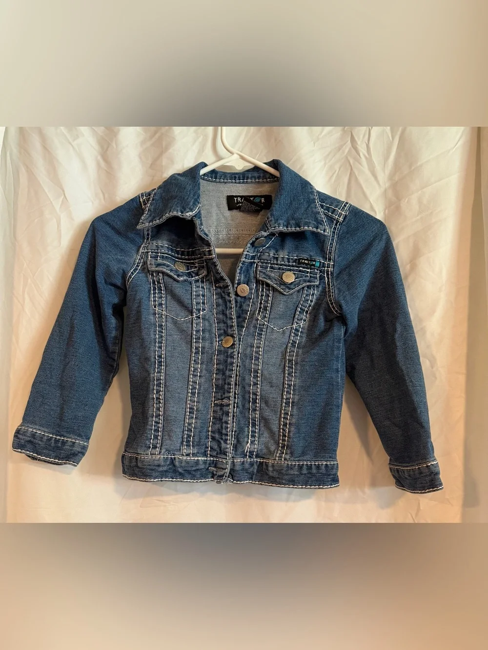 Tractr Girls Blue Denim Jacket